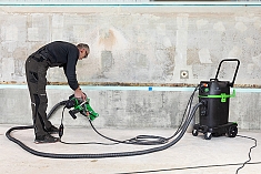 Применение промышленных пылесосов Eibenstock WRS 50